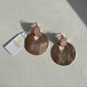 kendra scott rose gold deena earrings